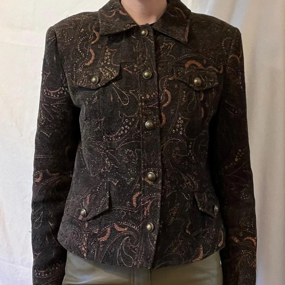 Gorgeous Vintage  Textured Blazer - Picture 2 of 3